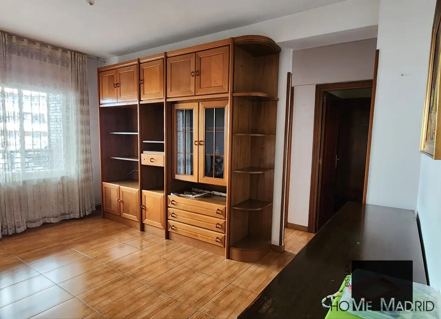 Sala d'estar de Pis en venda en  Madrid Capital amb Calefacció i Terrassa