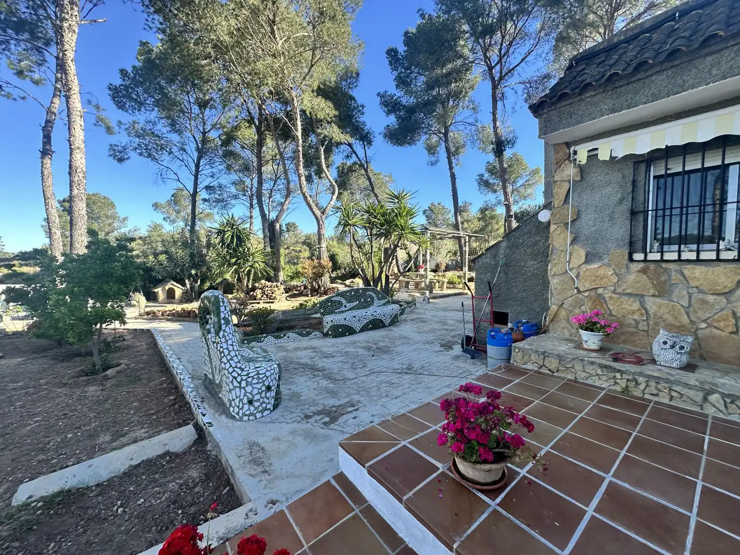 Garden of Houses for sale in Alfara de la Baronia  with Heating, Private garden and Terrace