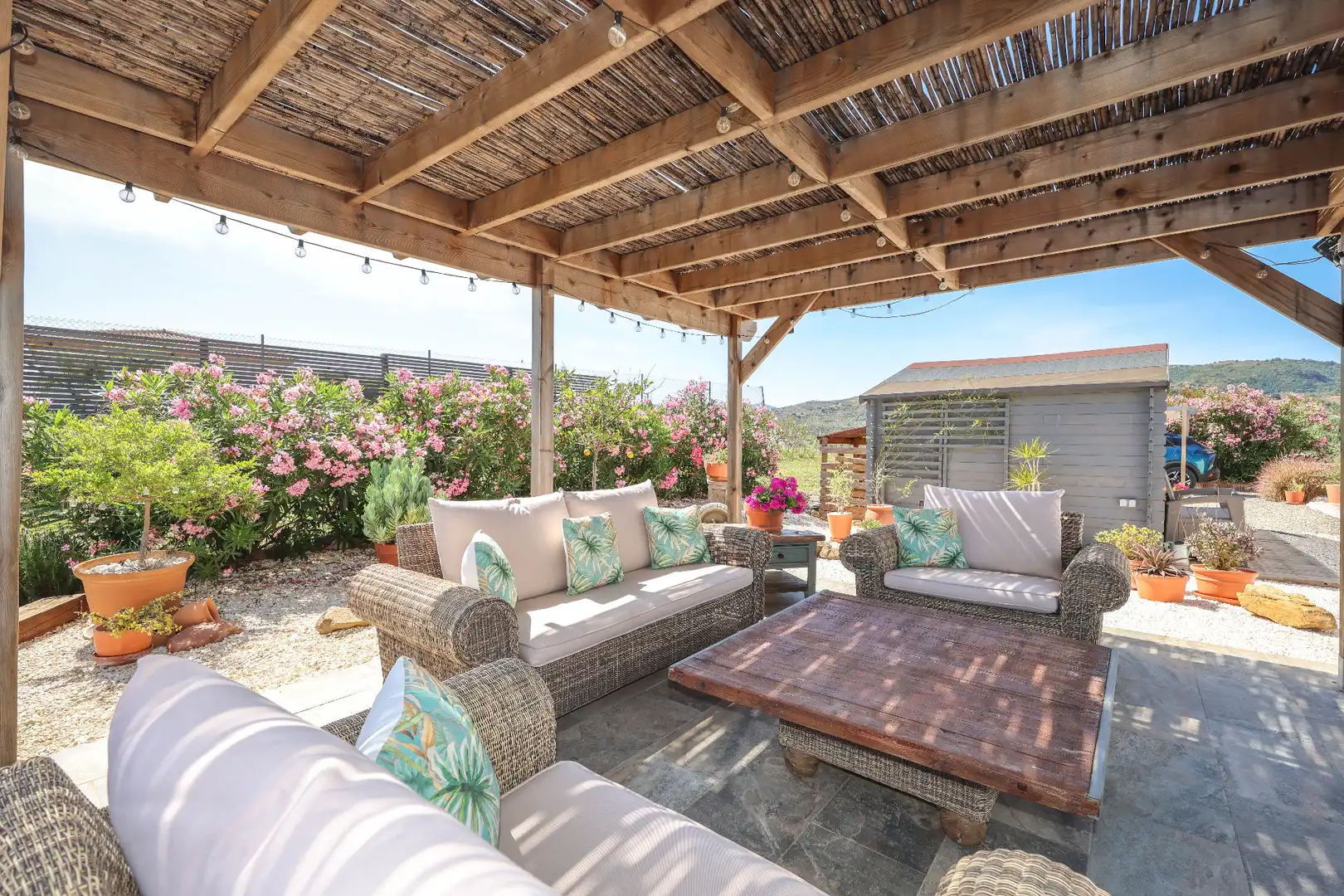 Terrassa de Casa o xalet en venda en Tolox amb Aire condicionat, Jardí privat i Traster