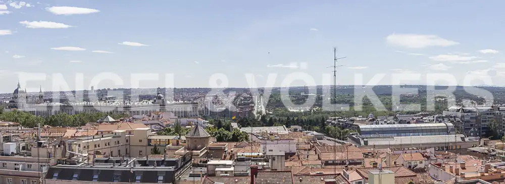 Vista exterior de Àtic de lloguer en Madrid amb Aire condicionat, Calefacció i Terrassa