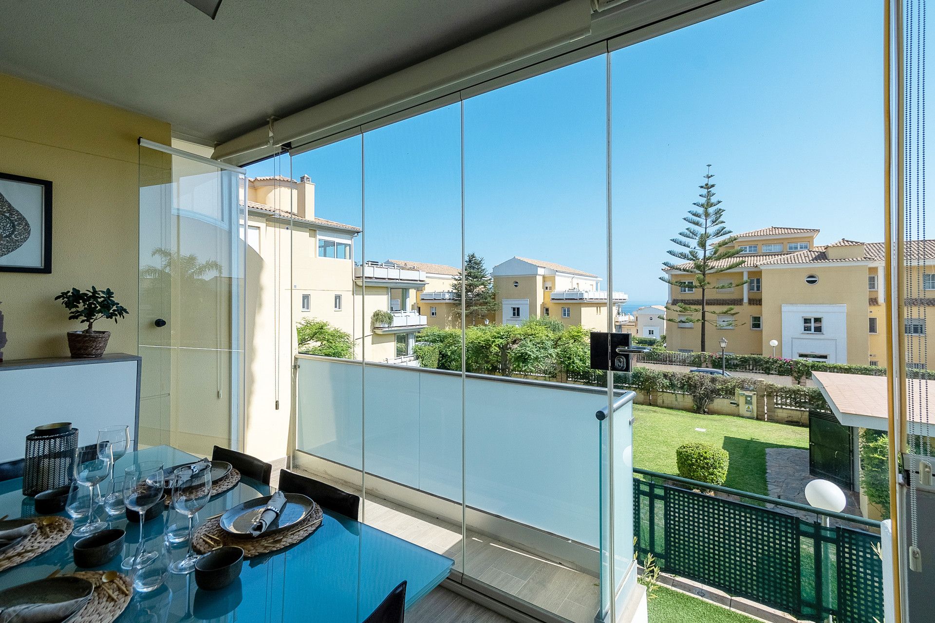 Terrassa de Planta baixa de lloguer en Marbella amb Aire condicionat, Jardí privat i Terrassa