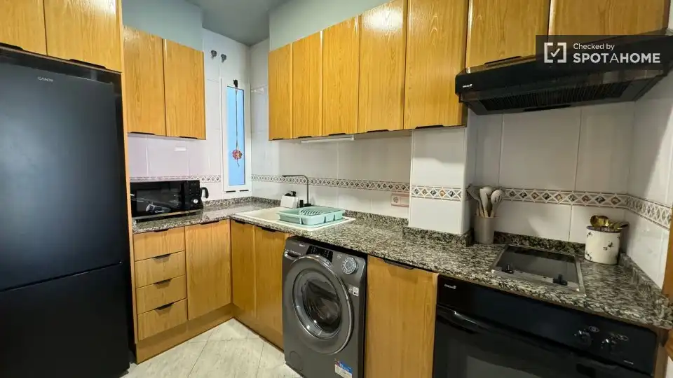 Cocina de Piso de alquiler en Cullera con Aire acondicionado, Calefacción y Amueblado
