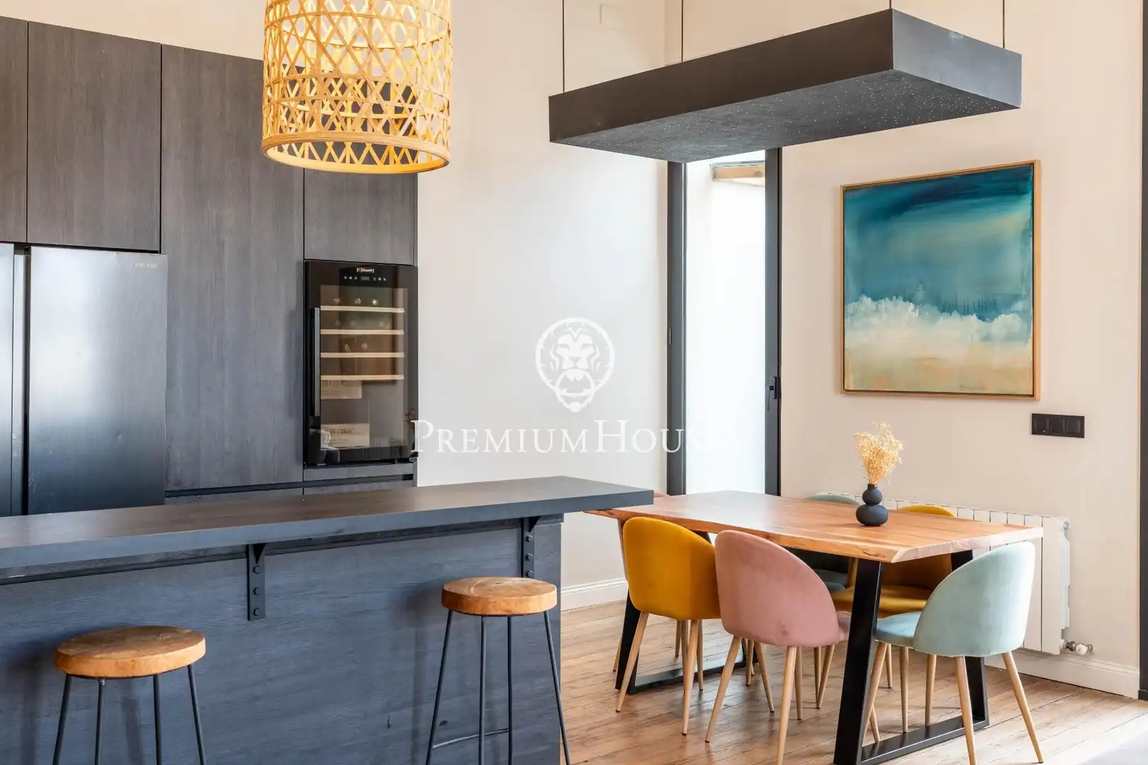 Kitchen of Flat for sale in Vilanova i la Geltrú  with Air Conditioner, Heating and Terrace