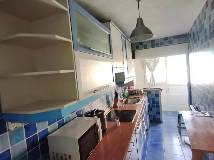 Küche von Wohnung zum Verkauf in  Madrid Capital mit Klimaanlage, Terrasse und Balkon