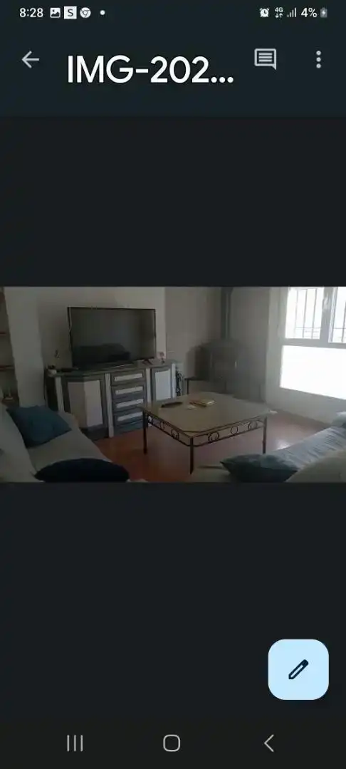 Sala de estar de Casa adosada en venta en Holguera con Aire acondicionado, Parquet y Trastero