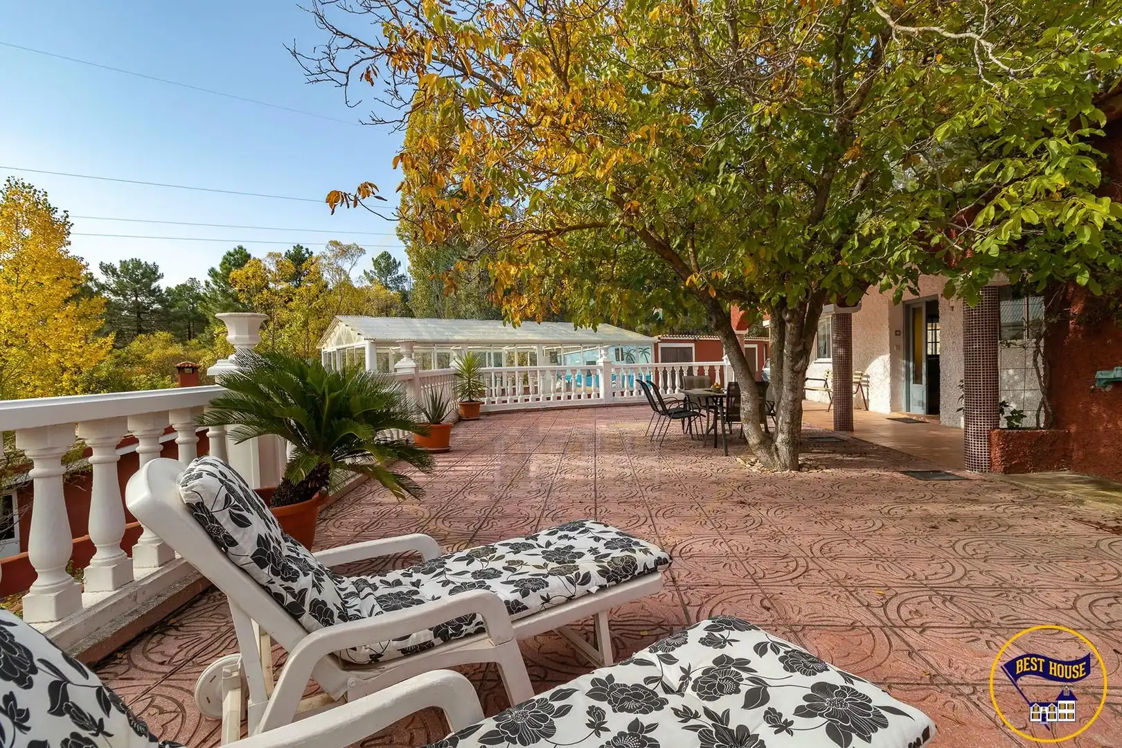 Terrace of Country homes for sale in Villalba de la Sierra  with Terrace and Storage room