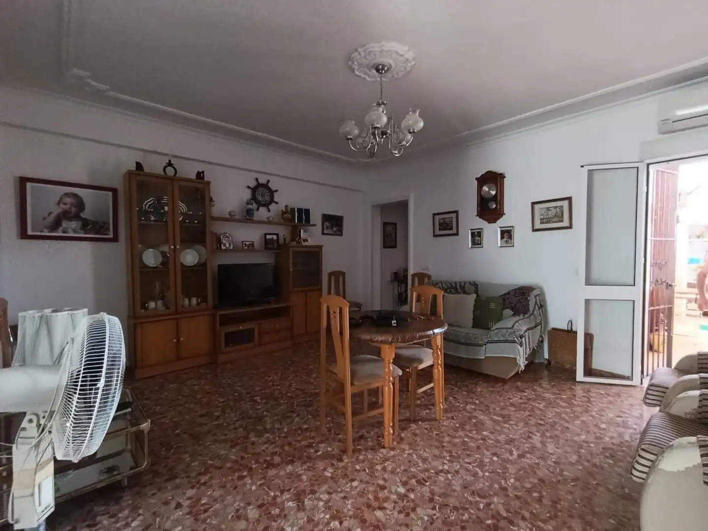 Sala de estar de Casa o chalet en venta en Castilblanco de los Arroyos con Aire acondicionado