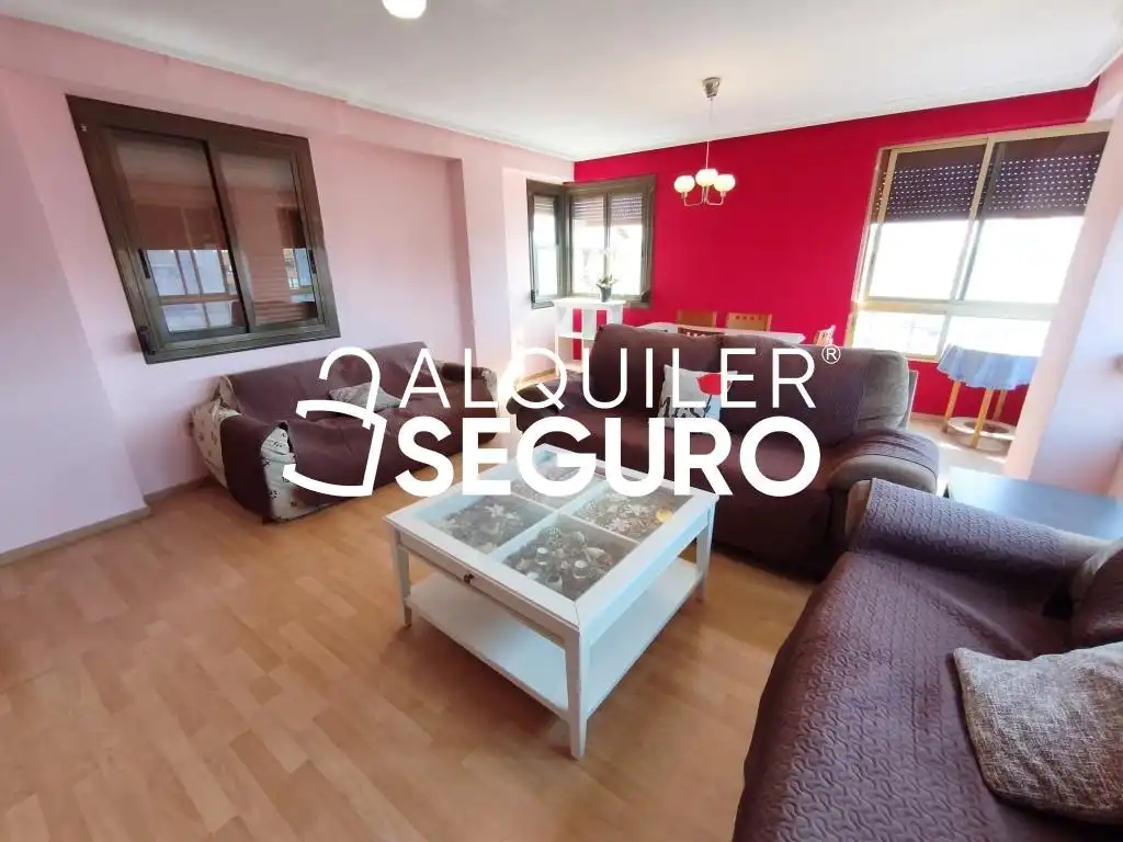 Sala de estar de Piso de alquiler en Alicante / Alacant con Amueblado