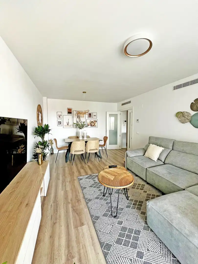 Sala de estar de Apartamento en venta en Valencia con Calefacción, Jardín privado y Terraza