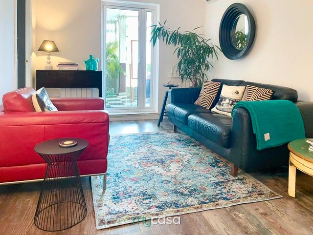 Living room of Flat for sale in Santa Coloma de Gramenet  with Air Conditioner and Terrace