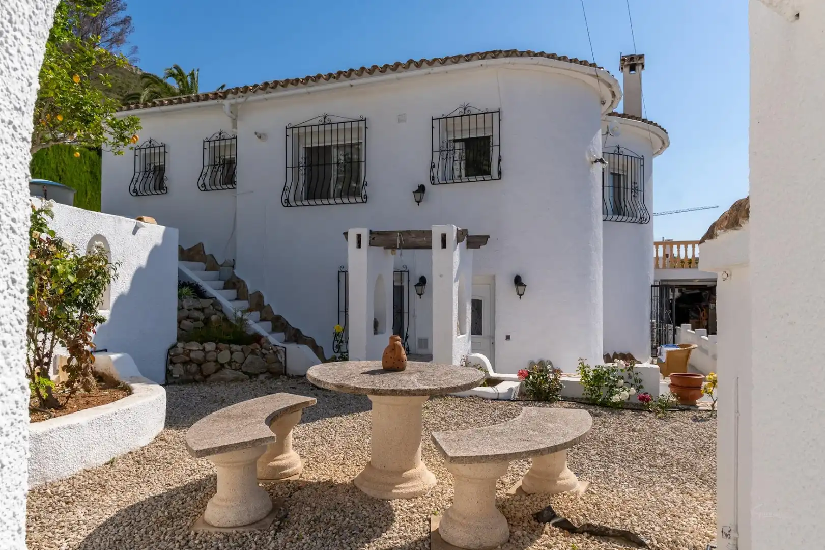 Exterior view of Houses for sale in Jávea / Xàbia  with Air Conditioner, Heating and Private garden