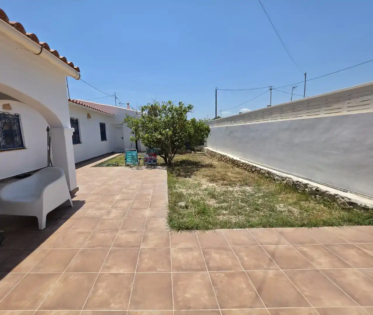 Jardí de Casa o xalet de lloguer en Dénia amb Aire condicionat, Jardí privat i Traster