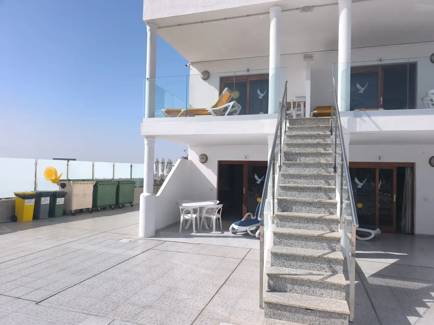 Terrasse von Gebäude zum Verkauf in Mogán mit Alarm und Gemeinschaftspool