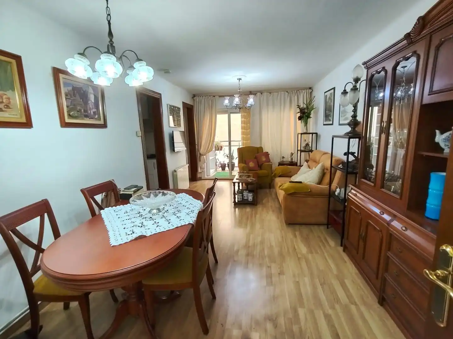 Living room of Flat for sale in Mollet del Vallès  with Heating, Parquet flooring and Balcony