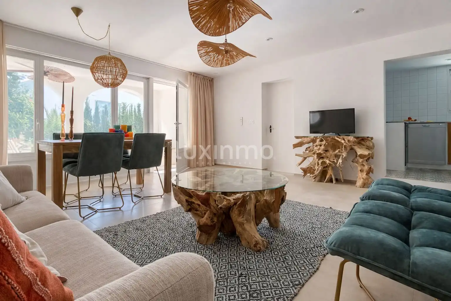 Sala de estar de Casa o chalet en venta en Altea con Aire acondicionado, Calefacción y Terraza