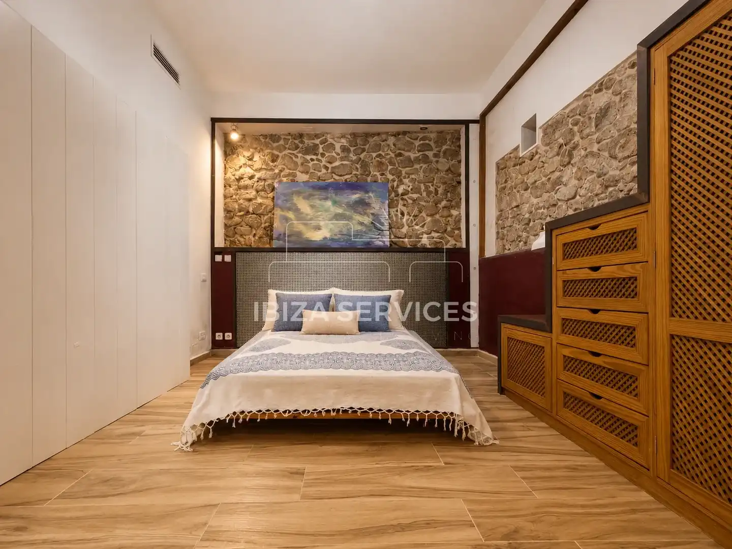 Bedroom of Flat for sale in Eivissa  with Air Conditioner