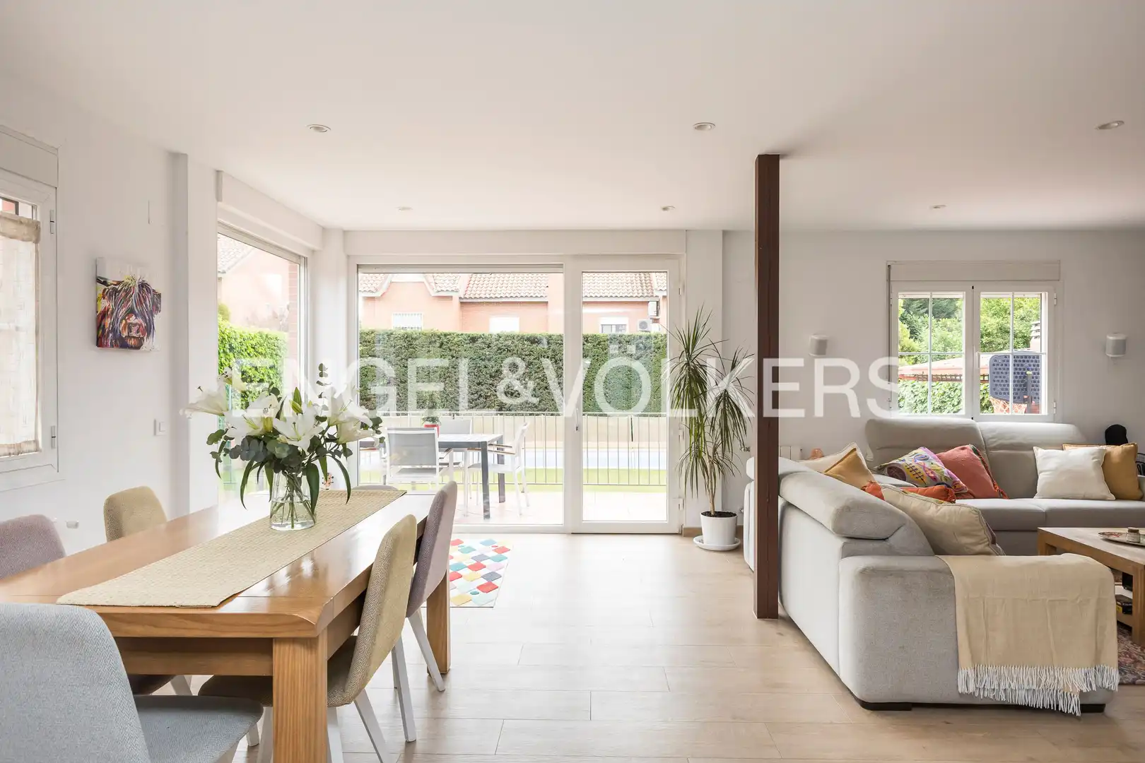 Sala de estar de Casa o chalet en venta en Rivas-Vaciamadrid con Aire acondicionado, Calefacción y Jardín privado