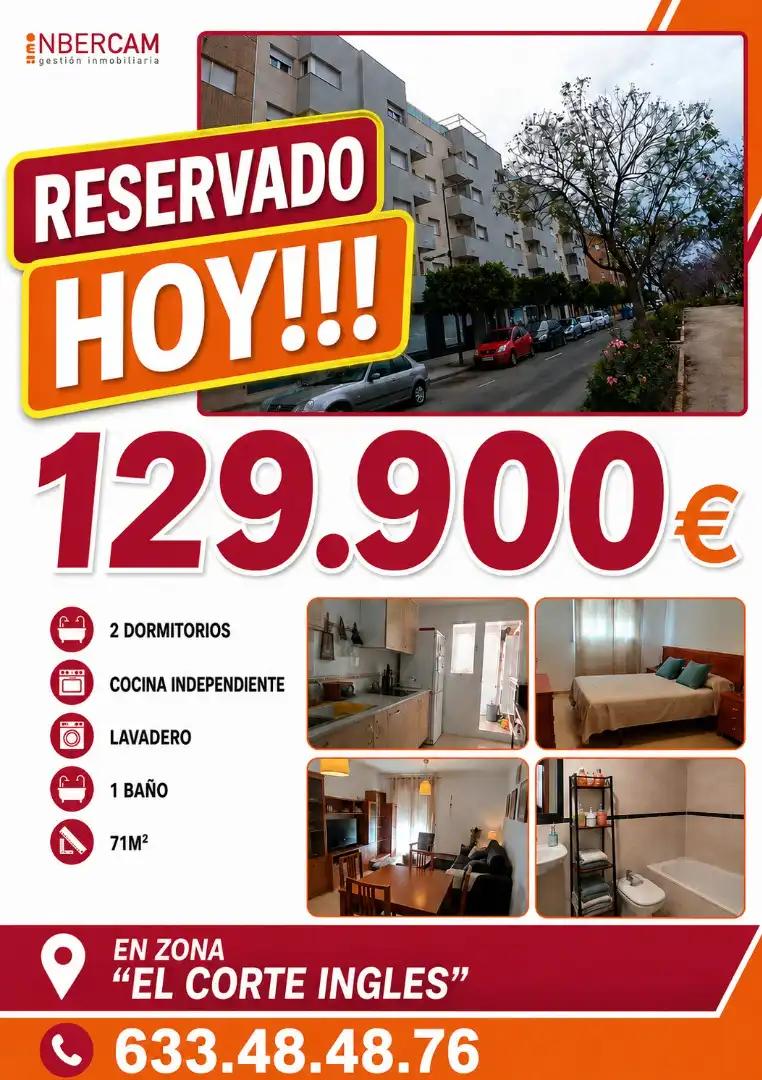 Exterior view of Flat for sale in El Ejido  with Air Conditioner and Furnished