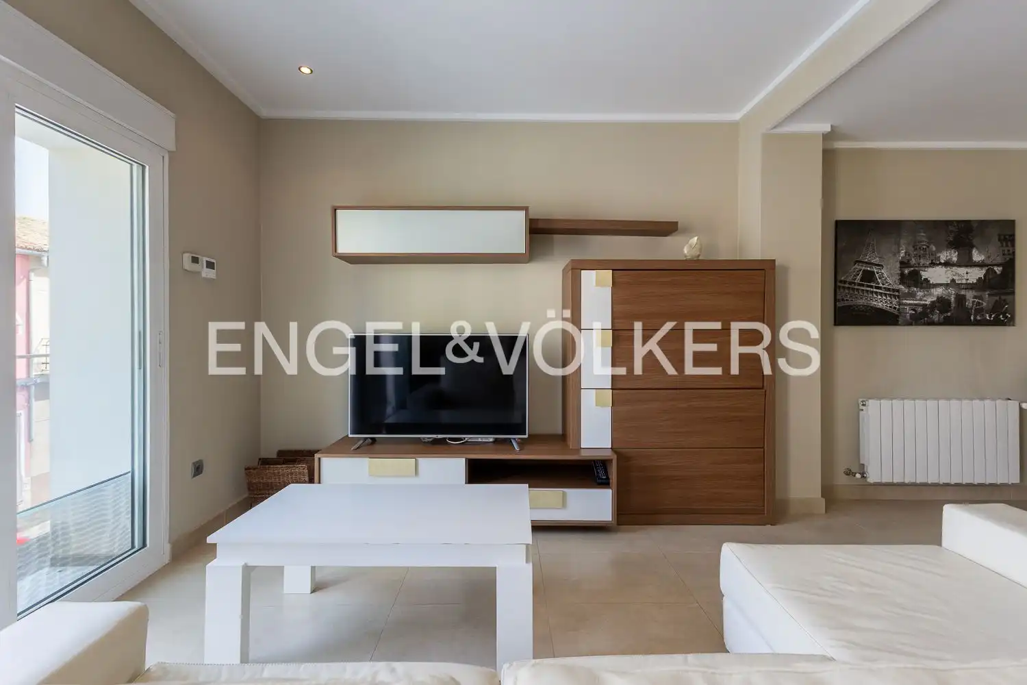 Sala de estar de Casa adosada en venta en Carcaixent con Aire acondicionado, Calefacción y Terraza
