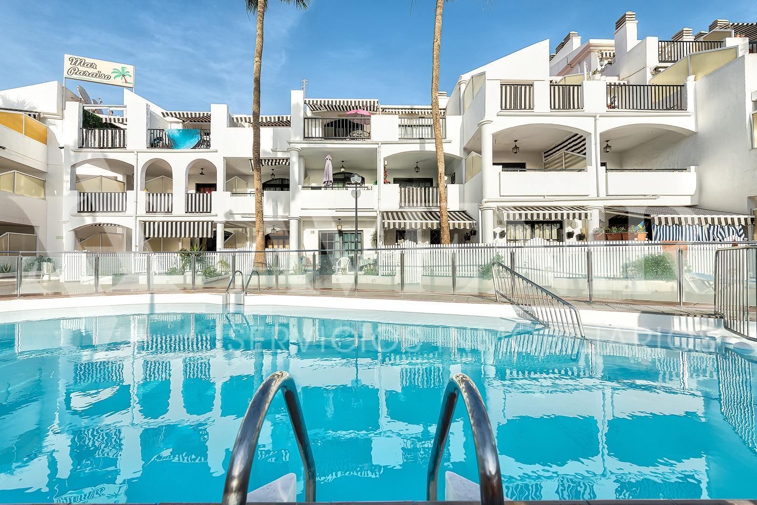 Vista exterior de Apartament de lloguer en Mogán amb Calefacció, Jardí privat i Terrassa