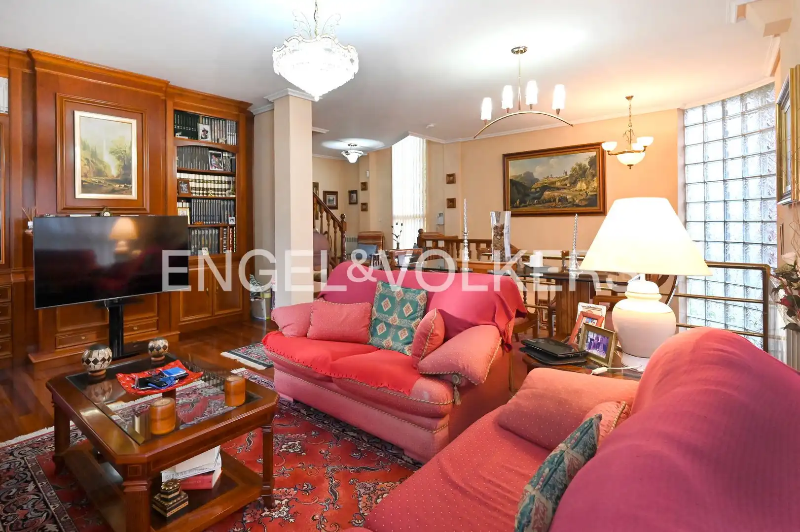 Sala de estar de Casa o chalet en venta en Santander con Calefacción, Jardín privado y Parquet