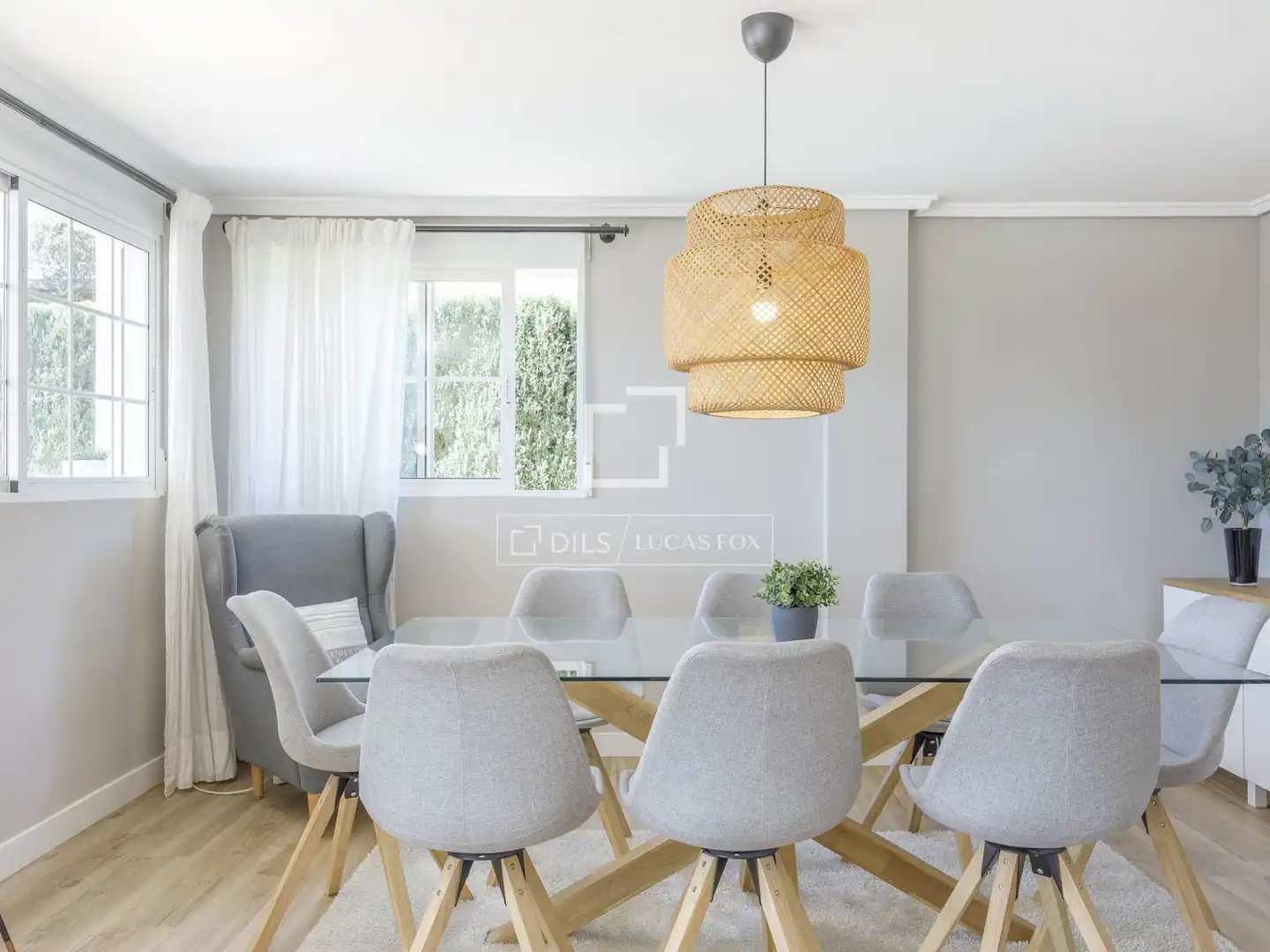 Menjador de Casa o xalet en venda en Puçol amb Aire condicionat, Jardí privat i Parquet