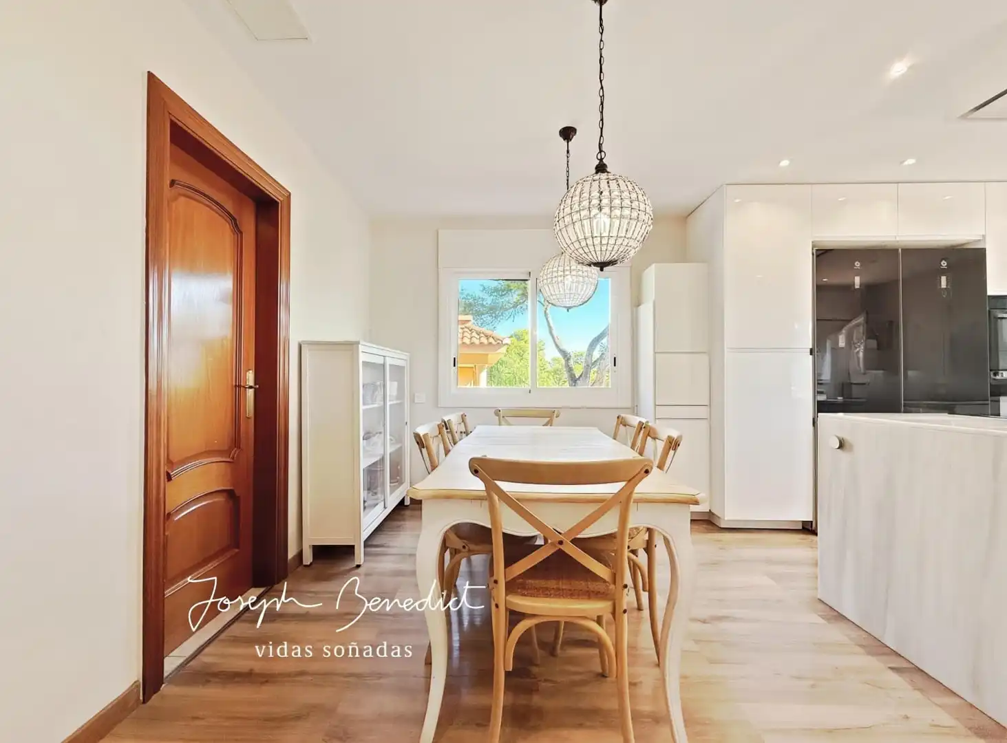 Dining room of Houses for sale in Castelldefels  with Air Conditioner, Heating and Private garden