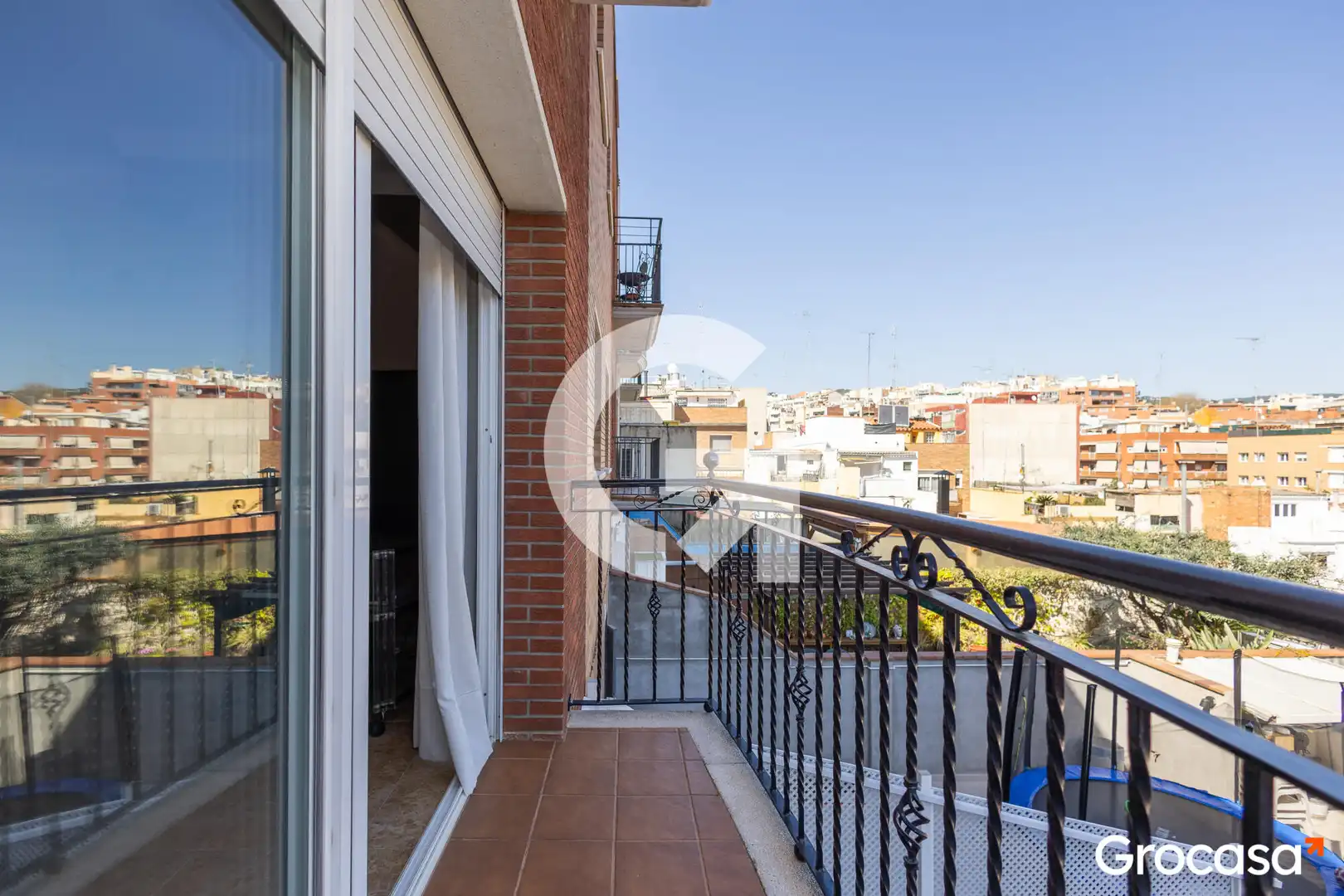 Balcony of Detached homes for sale in Mataró  with Air Conditioner, Heating and Private garden