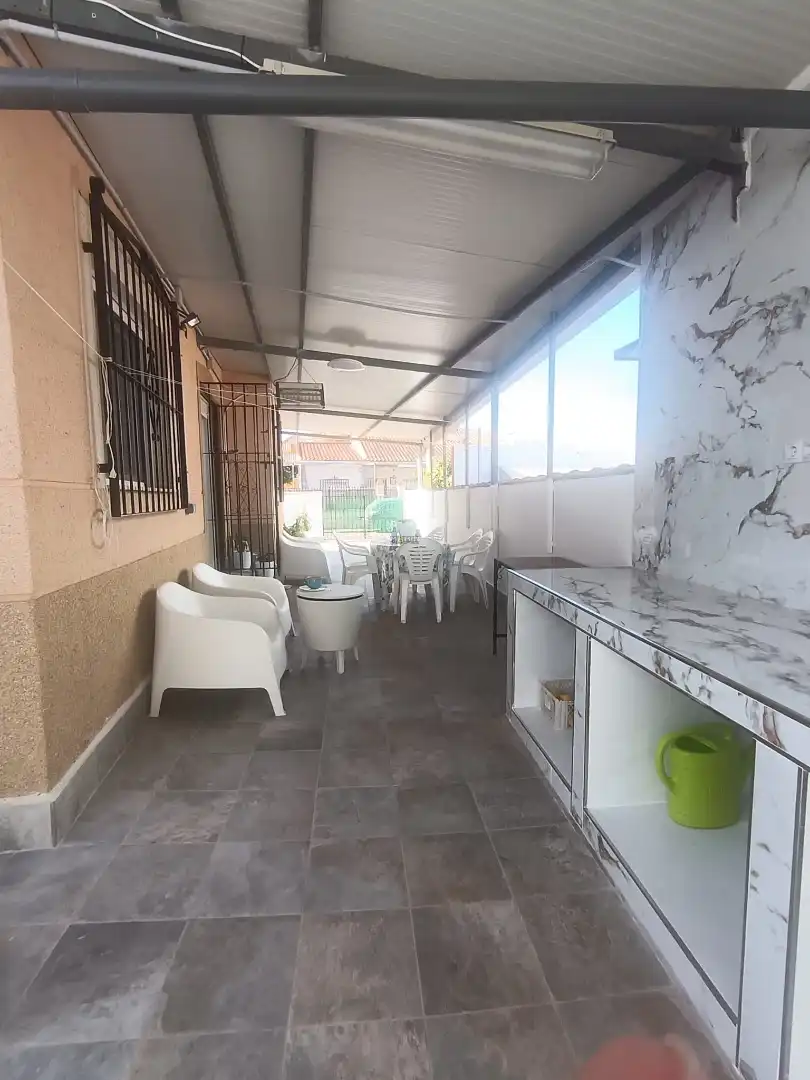 Terrassa de Casa adosada en venda en Cartagena amb Jardí privat, Terrassa i Forn