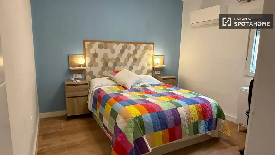 Bedroom of Flat for rent in Málaga  with Air Conditioner, Heating and Furnished