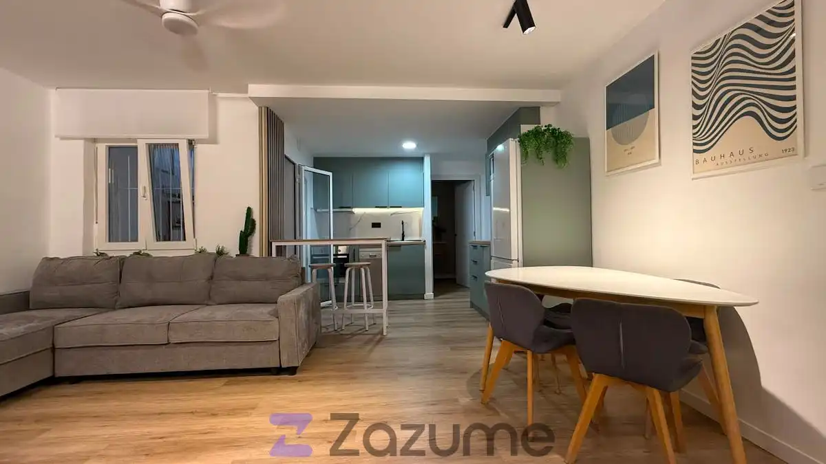 Kitchen of Flat for rent in Murcia  with Terrace, Furnished and Oven