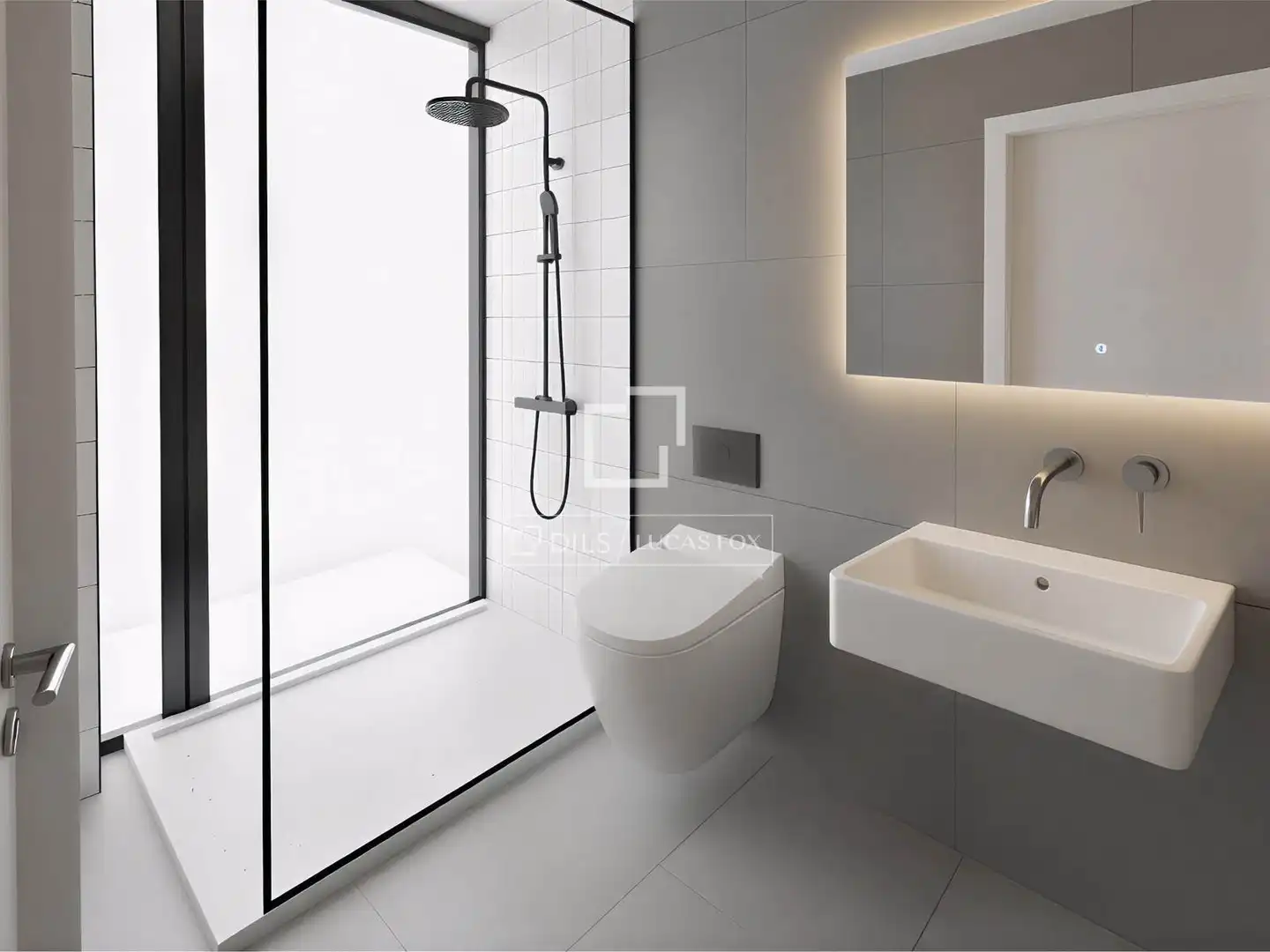 Baño de Ático en venta en Valencia con Aire acondicionado y Terraza