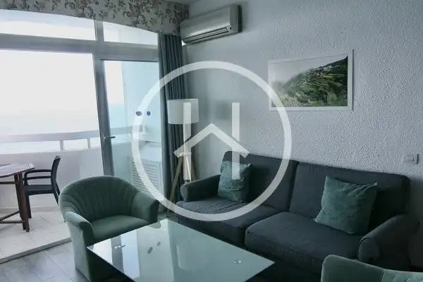 Living room of Flat for sale in Puerto de la Cruz  with Swimming Pool, Furnished and Balcony