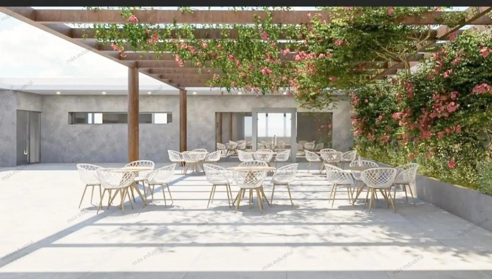 Terraza de Nave industrial de alquiler en Paterna