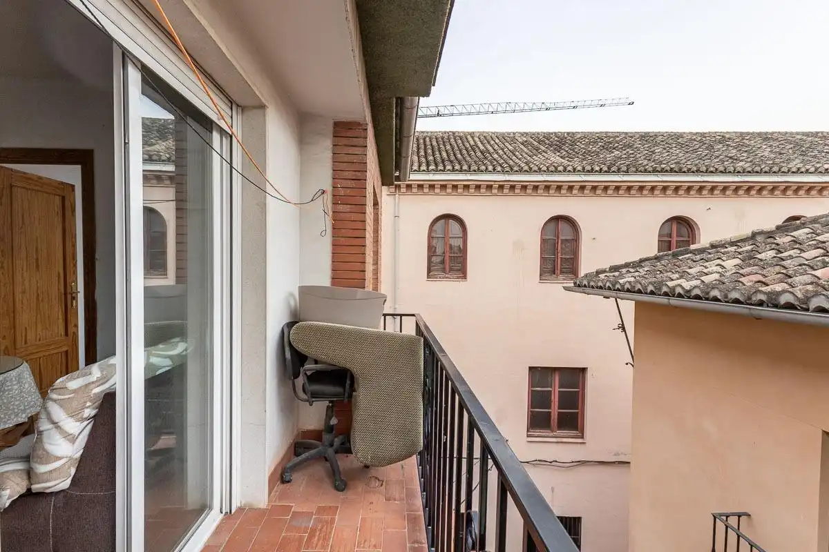 Balcony of Flat for sale in Granada  with Furnished and Balcony