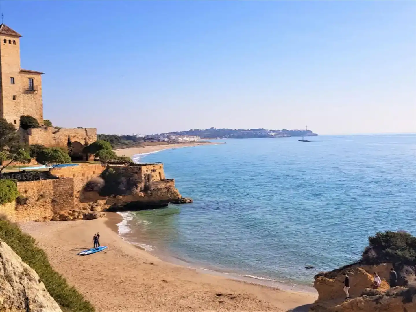 Vista exterior de Apartament de lloguer en Tarragona amb Aire condicionat, Jardí privat i Piscina