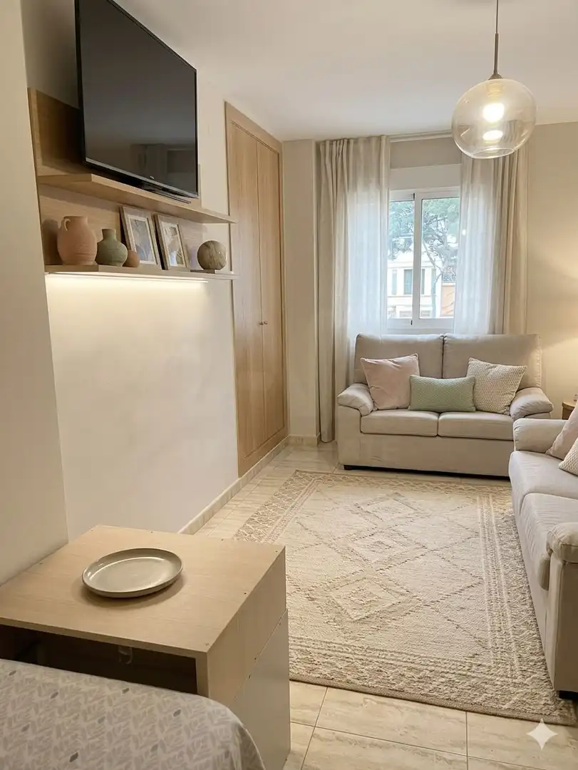 Sala de estar de Piso en venta en Lorca con Calefacción y Piscina