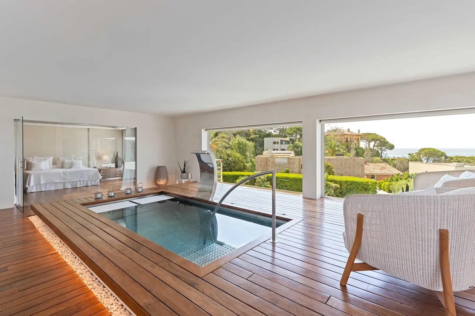 Piscina de Casa o xalet en venda en Sant Pol de Mar amb Aire condicionat, Calefacció i Jardí privat