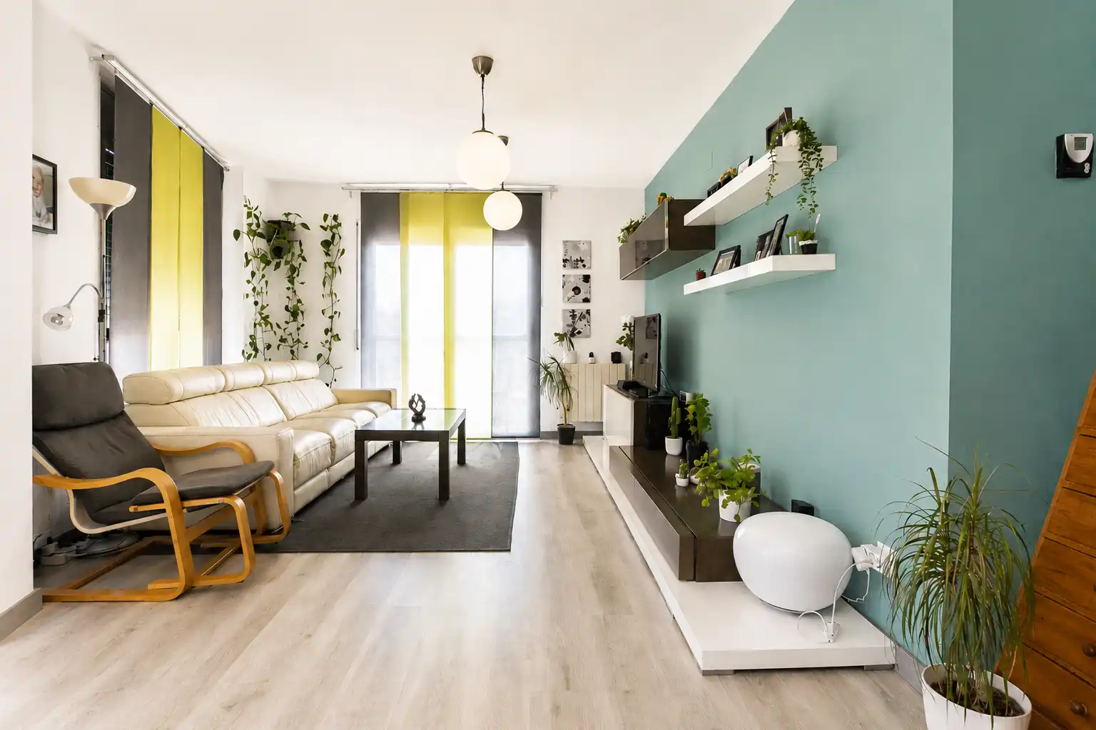 Sala de estar de Piso en venta en Badalona con Aire acondicionado y Calefacción