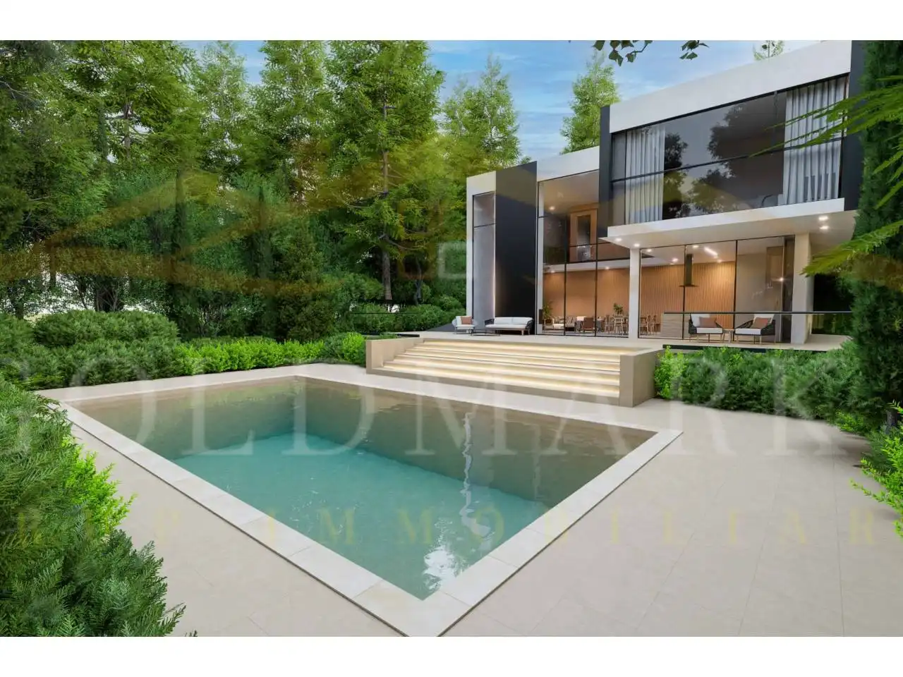 Piscina de Casa o xalet en venda en Caldes de Malavella amb Calefacció, Jardí privat i Terrassa