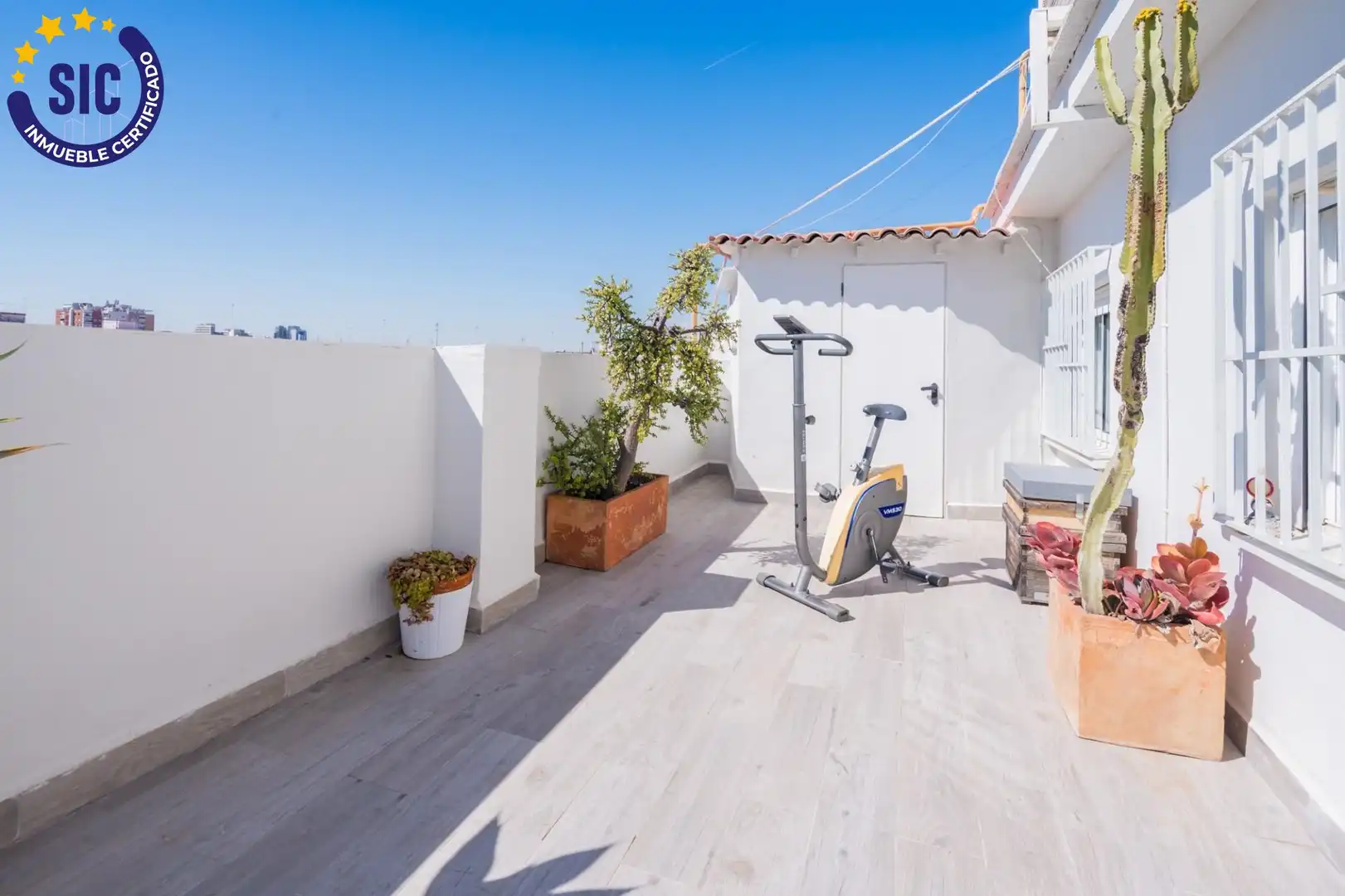 Terraza de Ático en venta en Valencia con Aire acondicionado, Calefacción y Parquet