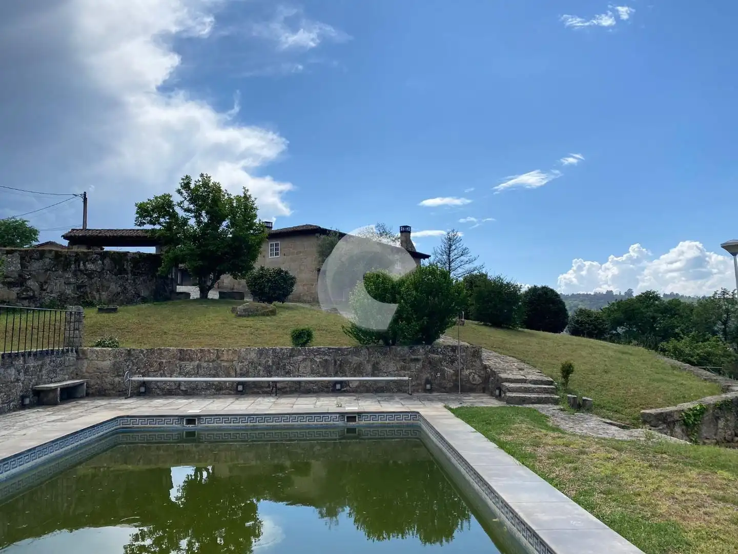 Jardín de Casa o chalet en venta en San Cibrao das Viñas con Calefacción, Jardín privado y Parquet