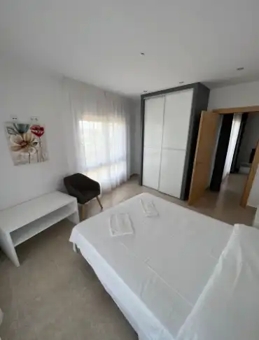 Bedroom of Apartments for rent in Benitachell / El Poble Nou de Benitatxell  with Air Conditioner, Terrace and Furnished