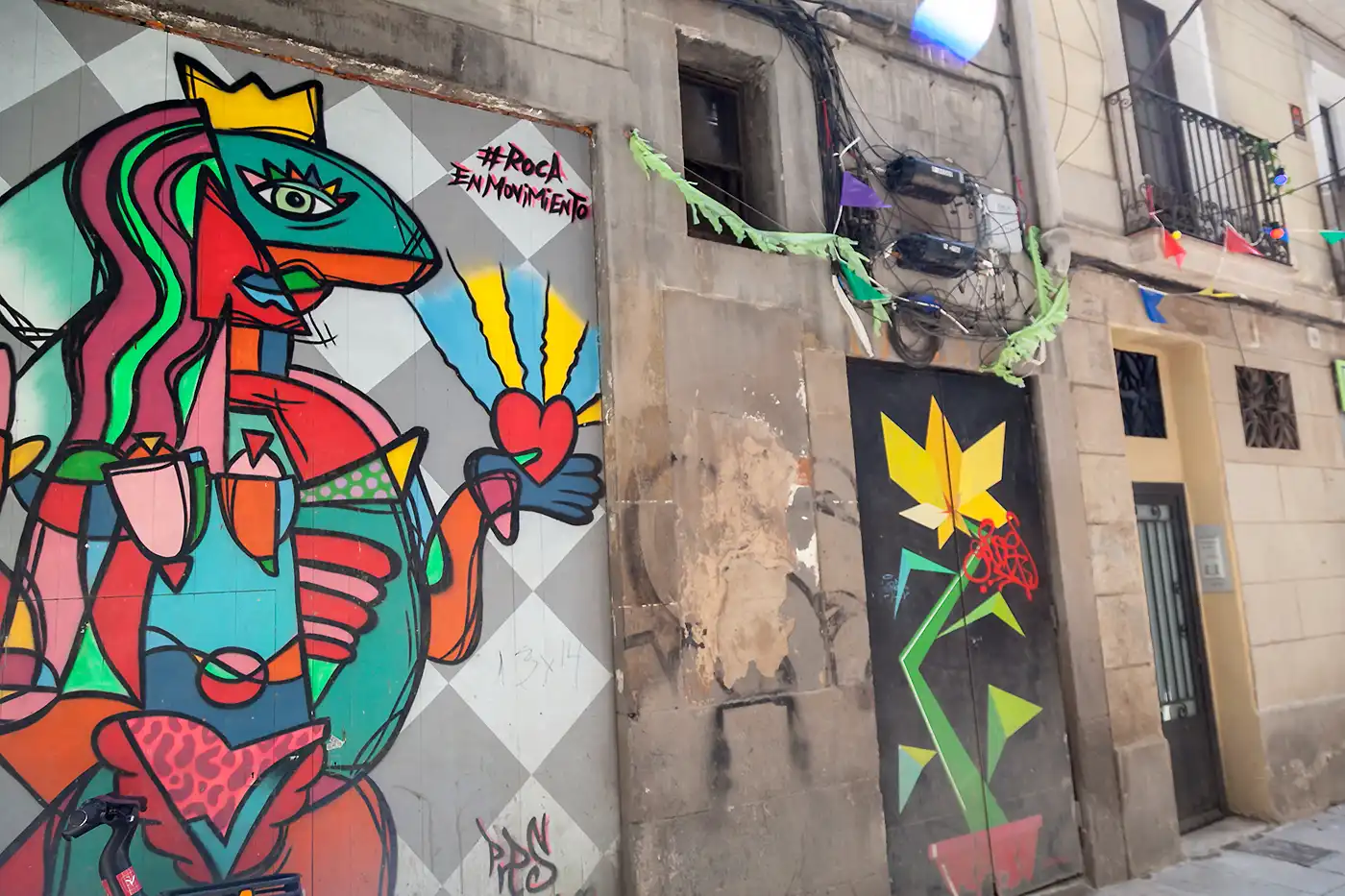 Außenansicht von Wohnung zum Verkauf in Barcelona mit Klimaanlage, Terrasse und Möbliert