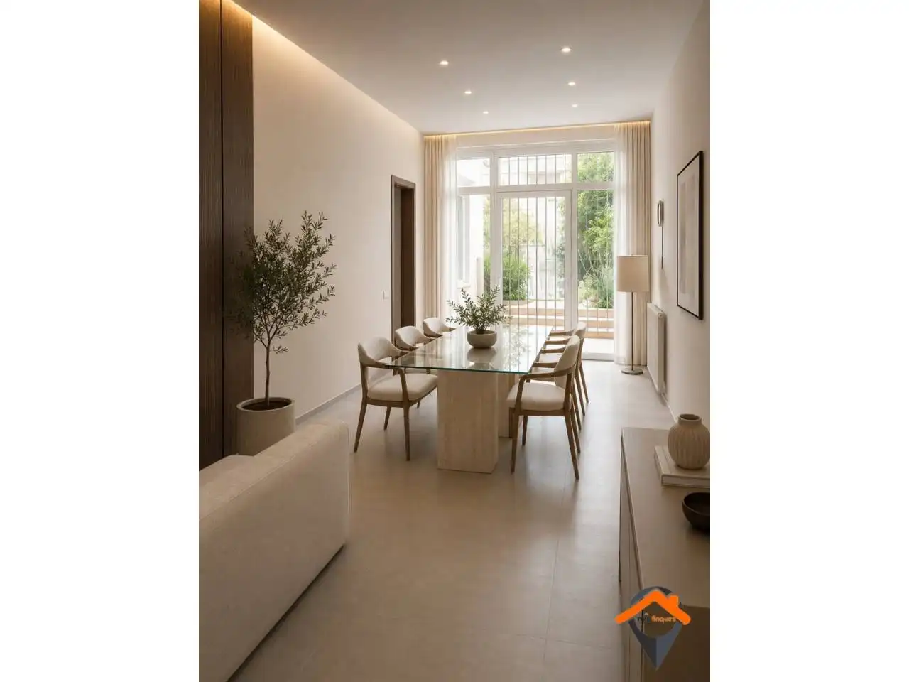 Dining room of Houses for sale in Sabadell  with Air Conditioner, Heating and Private garden