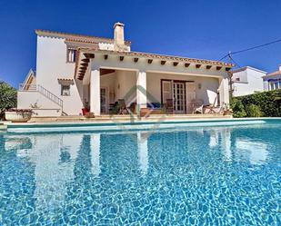 Exterior view of House or chalet for sale in Es Castell  with Air Conditioner, Heating and Private garden