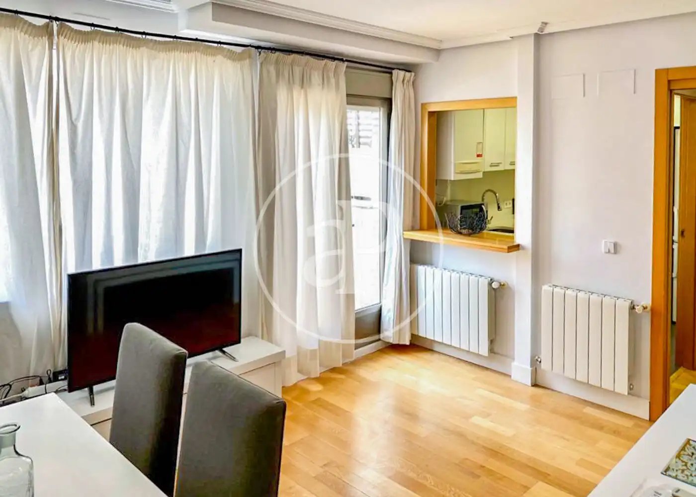 Sala d'estar de Pis en venda en Madrid amb Aire condicionat, Calefacció i Terrassa