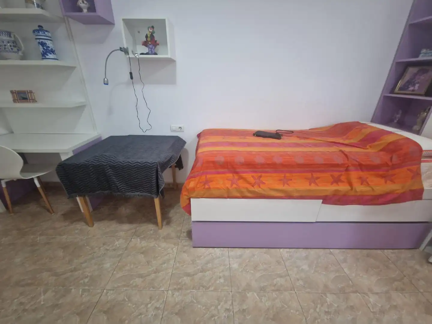 Bedroom of Flat for sale in Águilas  with Air Conditioner, Furnished and Balcony