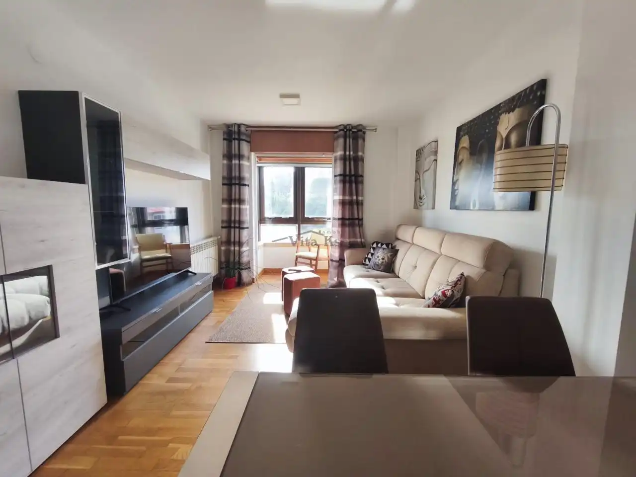 Sala de estar de Dúplex de alquiler en Ourense Capital  con Aire acondicionado, Calefacción y Amueblado