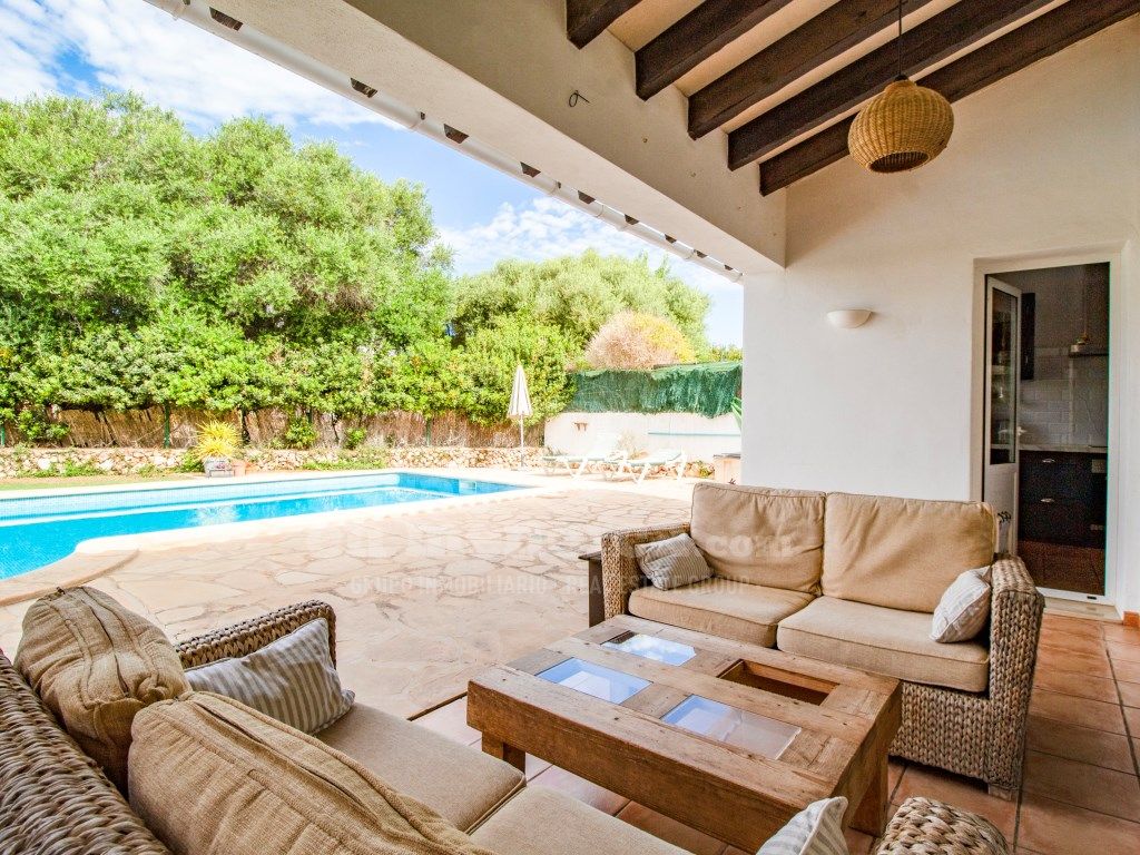 Terrace of House or chalet for sale in Sant Lluís  with Air Conditioner, Heating and Private garden